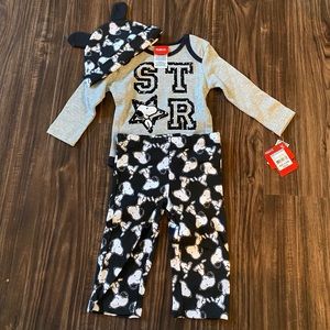 Infant Snoopy 3 piece outfit